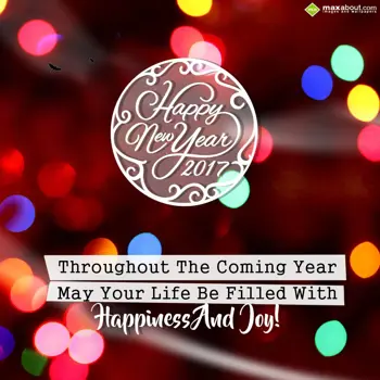 New Year Wishes: Throughout the comin