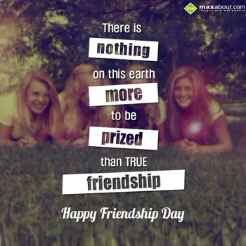 Friendship Day Wishes: There is nothing on 