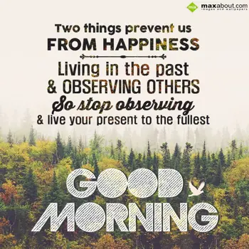 Good Morning Quotes Wishes: Two things prevent u