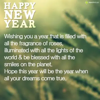 New Year Quotes Wishes: Wishing you a year t