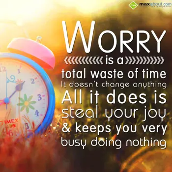 Cool Wishes: Worry is a total was