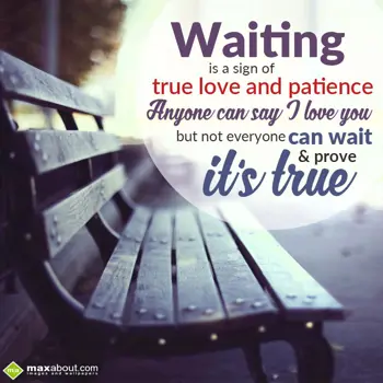 Love Wishes: Waiting
         is