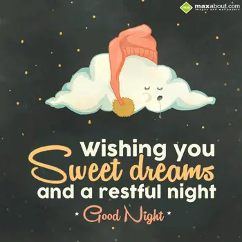 Good Night Wishes: Wishing you sweet dr