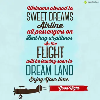 Good Night Wishes: Welcome abroad to sw