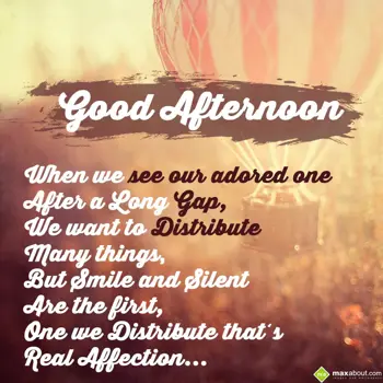 Good Afternoon Wishes: When we see our ador