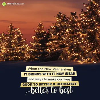 New Year Wishes Wishes: When The New Year Ar