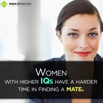 People Facts Wishes: Women with higher IQ