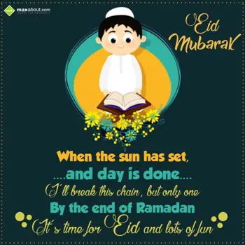 Eid Wishes: When the Sun has set