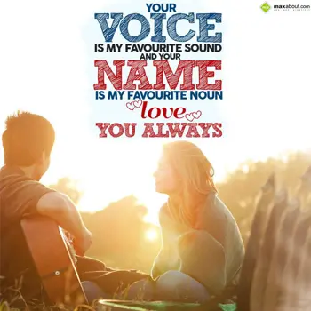 Love Wishes: Your voice is my fav