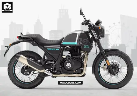 Royal Enfield Scram Silver Spirit
