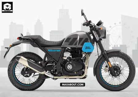 Royal Enfield Scram Graphite Blue