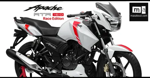 TVS Apache RTR 160 V2 Race Edition Launched @ INR 79,715 - Autos