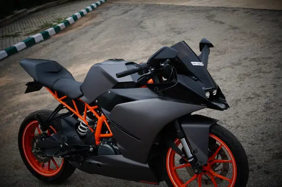 KTM RC390 Charcoal Grey Wrap by WrapCraft