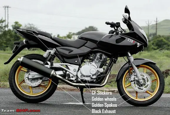 Modified Bajaj Pulsar 220F