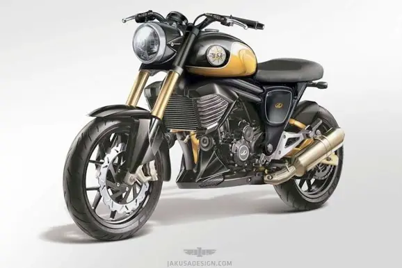 New BSA Motorcycle