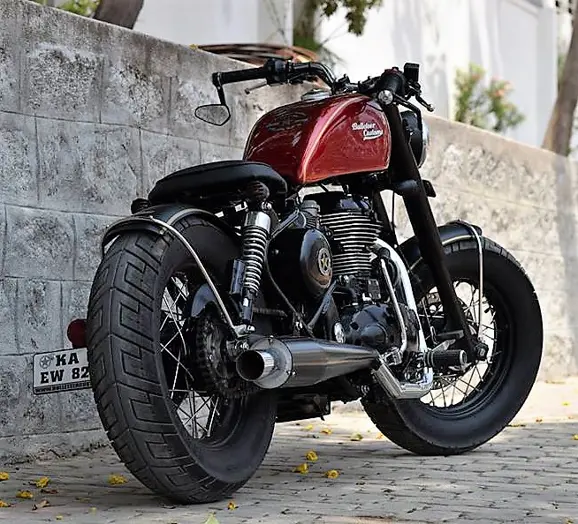 Modified Royal Enfield Thunderbird 'Icarus'