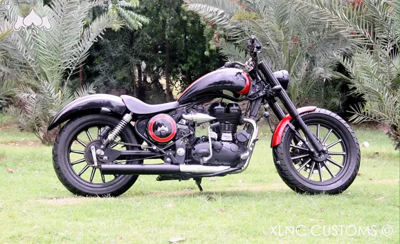 Swaag_Modified_2003_Royal_Enfield_Electra_Chopper_Paint_Xlnc_Customs_Delhi_India