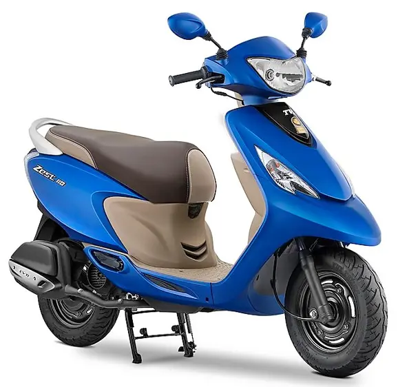 2017-TVS-Scooty-Zest-110-Matte-Blue