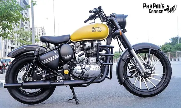 Matte-Yellow-Royal-Enfield-Classic-250-ParPins-Garage-6