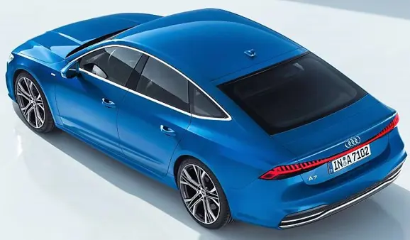 2018 Audi A7 Rear 3-Quarter