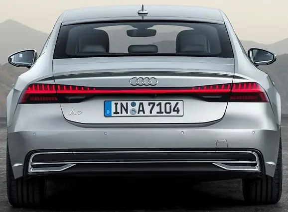 2018 Audi A7 Rear View