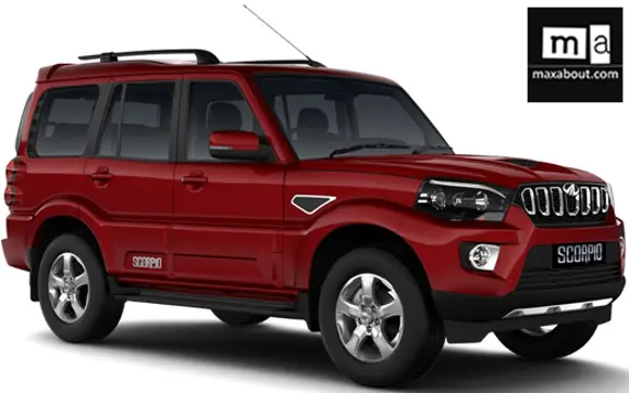2018 Mahindra Scorpio Molten Red