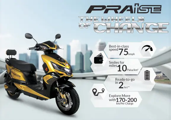 Okinawa Praise Electric Scooter