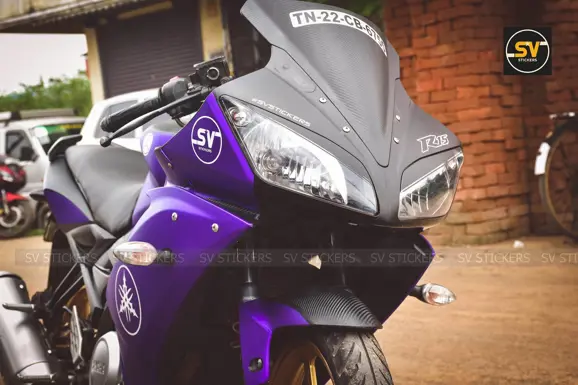 Purple Yamaha R15