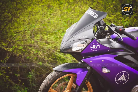 Purple Yamaha R15
