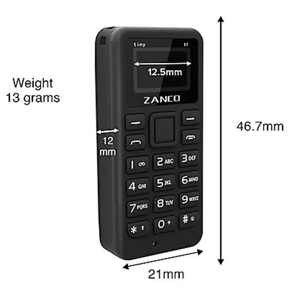 Zanco Tiny T1 Dimensions