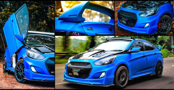 Hyundai Verna Blue Bee