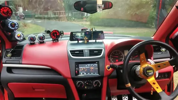 Modified Maruti Swift Godfather Interior