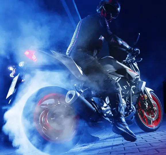 2019 Yamaha MT-03 Rear 3-Quarter