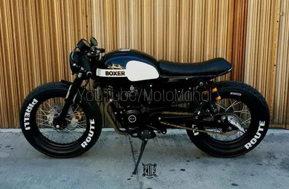 Modified Bajaj Boxer 150 Cafe Brat