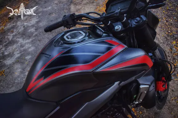 Last-Gen Bajaj Dominar Wrapped in Satin Grey