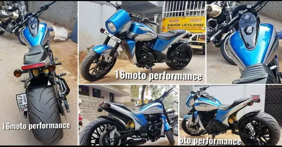 Suzuki Intruder M1800R-Inspired Royal Enfield Bullet 500