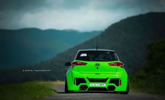Hyundai Elite i20 Widebody Rear View