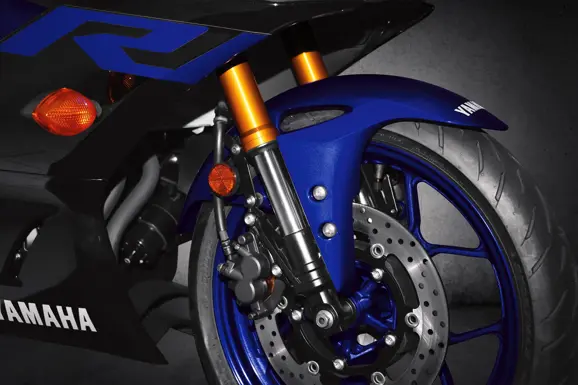 2019 Yamaha R3 Gets USD Front Forks