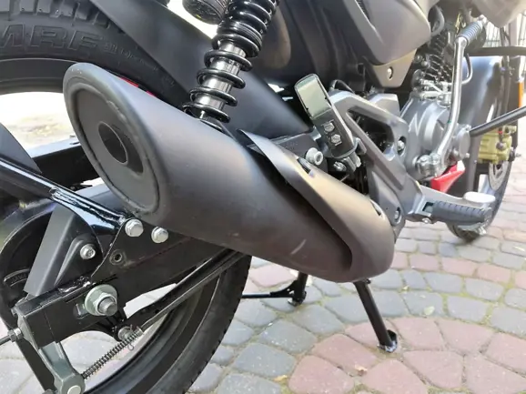 Bajaj Pulsar NS125 Matte Black Exhaust