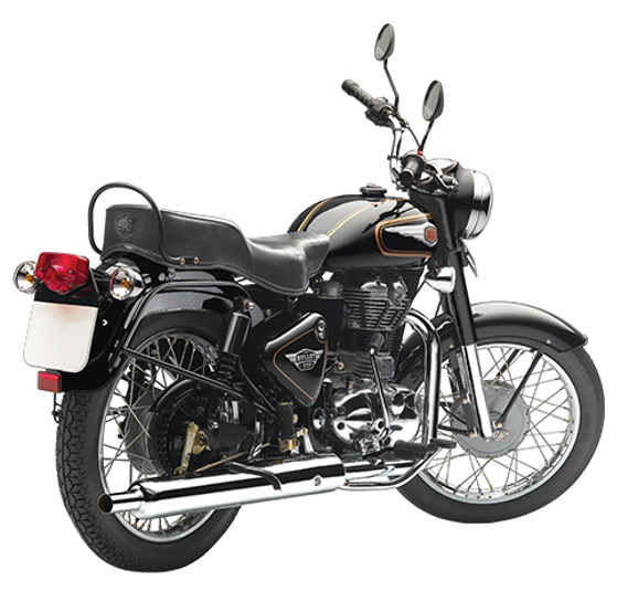 Royal Enfield Bullet 350 Rear 3-Quarter