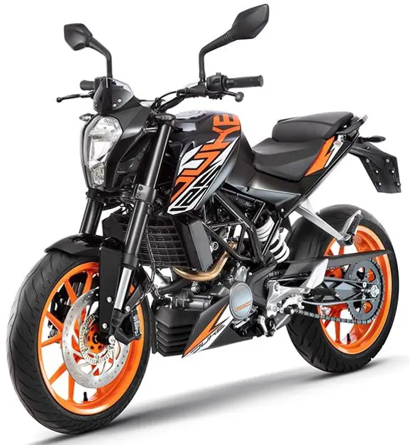 KTM 125 Duke ABS in Black Color