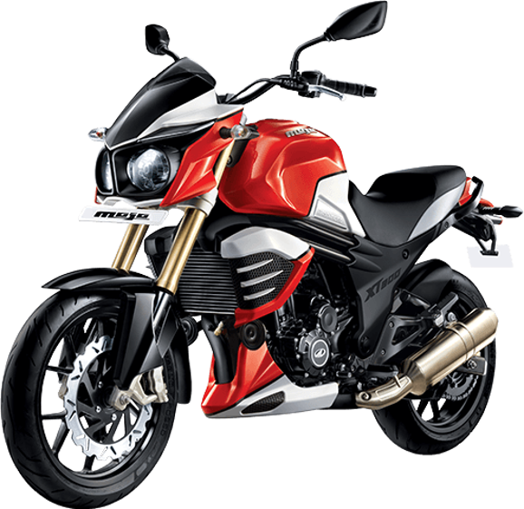 Mahindra Mojo XT300 Front 3-Quarter
