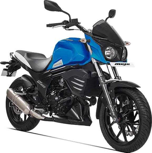 Mahindra Mojo UT300 Front 3-Quarter