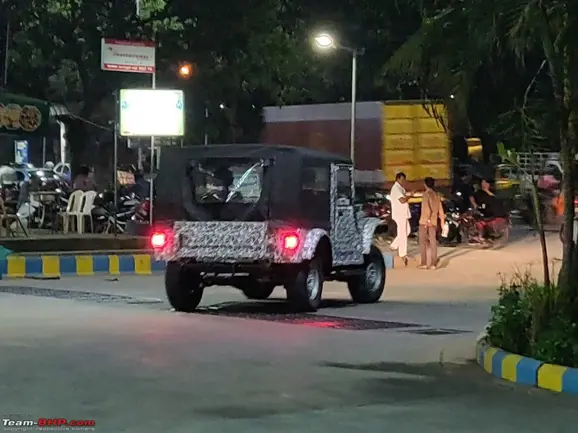 2020 Mahindra Thar Rear View