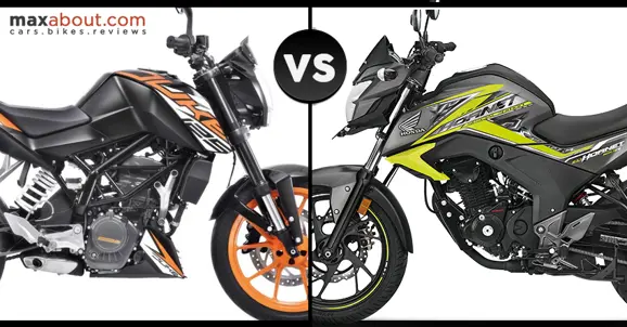 KTM 125 Duke vs Honda CB Hornet 160R