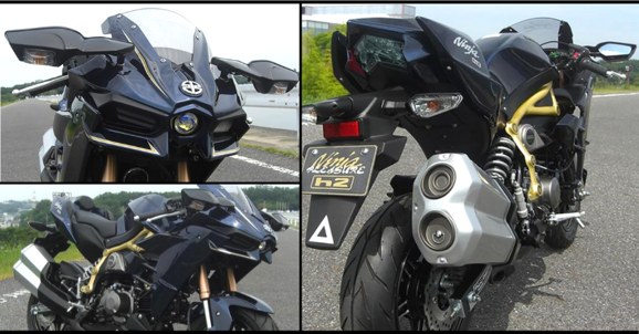 Kawasaki Z125 Modified into Ninja H2