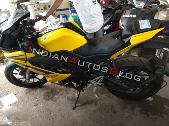 Yellow Yamaha R15 V3 Side View