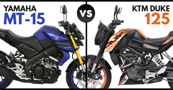 Yamaha MT-15 vs KTM 125 Duke
