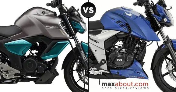 Yamaha FZS V3 vs TVS Apache RTR 160 4V
