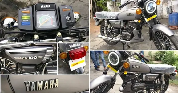 Yamaha RX 100 Gunmetal Grey